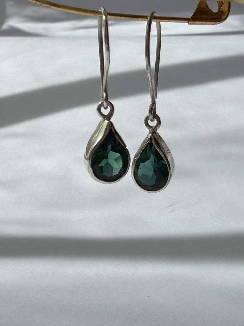 Handmade Balinese Silver Earrings - Luma
